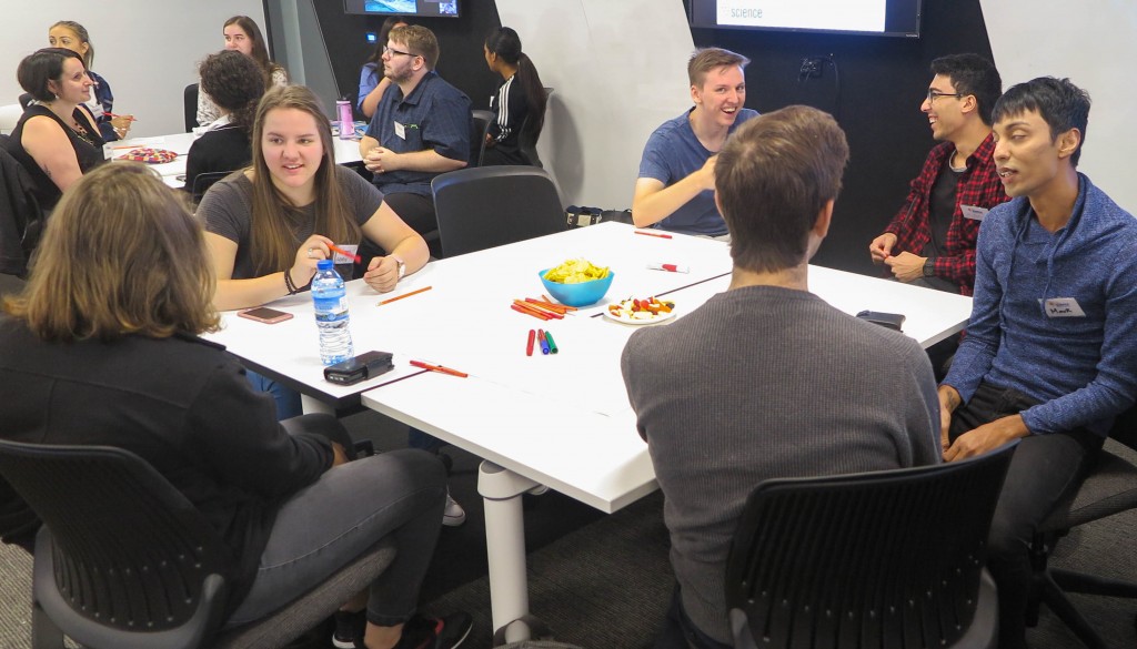 In2science mentors at La Trobe University getting to know each other